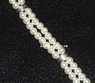  Ожерелье жемчужное двухрядное "Сюрприз" белое, Италия