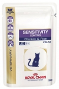 Sensitivity Control Диета для кошек при пищевой аллергии или непереносимости с курицей, 100 гр