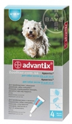 (Адвантикс) ADVANTIX - средство от блох и клещей для собак 4-10 кг - 1 пипетка