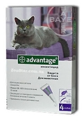 (Байер Адвантейж) ADVANTAGE Cat 80 - средство от блох для кошек более 4 кг - 1 пипетка