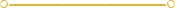 Цепочка выставочная "Змейка" золото, 2,5 мм
