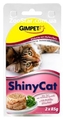 (Джимпет) Shiny Cat Курица и макрель (скумбрия) - консервы для кошек 2 шт х 85 г