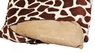 Лежанка для голых и короткошерстных  животных "Конверт Жираф" с жестким входом, 3 размера