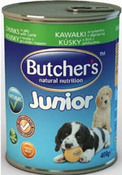 Консерва Butcher's для щенков ЯГНЕНОК кусочки ЮНИОР