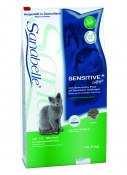 Sensitive - корм С ПТИЦЕЙ для кошек с чувствительным желудком и длинношерстных кошек