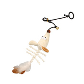Игрушка для котов подвесная, скелет мыши - SKELETON MOUSE 