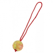 Резиновый мяч с ручкой для собак - 7,5 см