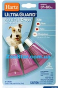 Капли от блох,клещей и комаров для собак от 14 до 27кг "Ultra Guard Flea s Tick Drops" - 3 пипетки