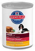 Adult Advanced Fitness консервы для взрослых собак с курицей