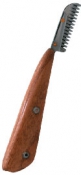 Stripping Knife - Нож для стриппинга "Триммер" с деревянной ручкой