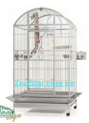 Клетка - вольер для птиц "Castell Dome - Platinum", 100x91x185 см, белая
