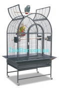 Клетка - вольер для птиц "Клетка Manhattan - Antik", 101x77x177 см, черная