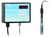 Прибор с микропроцессорным управлением для измерения и регулировки уровня рН воды  PH Computer with Sensor