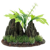 Декорация камни с растениями Marina Double Rock Crop with Plants