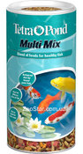 Pond Multi Mix корм из нескольких сортов корма в виде палочек, хлопьев, таблеток и гаммаруса