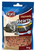 Лакомство для кошек "PREMIO Hearts" утка - минтай, 50гр