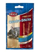 Лакомство для кошек палочки "PREMIO Quadro-Sticks" лосось-форель, 4шт х 5гр