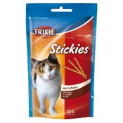 Лакомство для кошек Stickies - палочки для кошек курица, 12 штук 