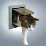 Дверца врезная двухсторонняя "Luxe" для кошек, глубина 19-65 мм