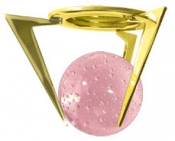 Светильник точечный 1782 Шар золото розовый