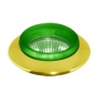 Светильник точечный 730С-W золото зеленый