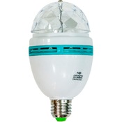 Диско Лампа светодиодная вращающаяся для дискотек  LB-800 230V 3W E27 3leds RGB 78*150mm disco lamp