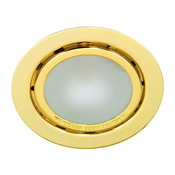 Светильник точечный А012 мебельный золото с лампой