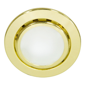 Светильник точечный А014 мебельный золото с лампой