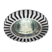 Светильник точечный DL1022 MR16/50W/12V G5.3 блестящий и черный алюминий 80*35mm
