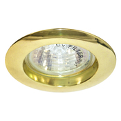 Светильник точечный DL307/113  золотой MR-16 неповоротный (литье)