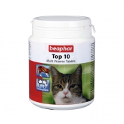 Топ 10 мультивитамины с таурином для кошек и котят "Top 10 cat", 180 таблеток