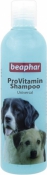 Шампунь провитаминный для собак белого и светлого окрасов "Pro Vitamin shampoo White Blue", 250 мл