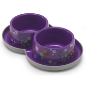 Double Trendy Dinner FF violet миска двойная для котов 