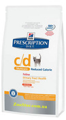 Prescription Diet™ Feline c/d™ Multicare с курицей,  при заболеваниях нижнего отдела мочевыводящих путей 