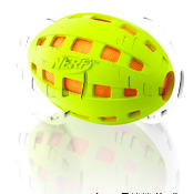  NERF DOG™ Trackshot Gummiball Sonore Damier Игрушка в форме мяча для регби