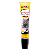 GimCat "DUO" Anti-Hairball Paste + Сыр - паста для выведения шерсти для кошек, 50 грамм