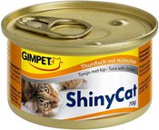 Shiny Cat Thunfisch mit Hühnchen - консервы для кошек ТУНЕЦ с КУРИЦЕЙ 70 г
