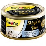Shiny Cat Filet - консервы для кошек Тунец и Анчоус, 70 г