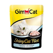 Shiny Cat Filet - консервы для кошек Тунец и Краб (пауч), 70 г
