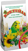 Коктейль «Луговые травы + семена льна» корм для волнистых попугаев, 500 грамм