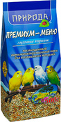Премиум - меню «Луговые травы» корм для волнистых попугаев, 500 грамм