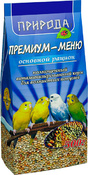 Премиум - меню «Основной рацион» корм для волнистых попугаев, 500 грамм