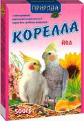 «Корелла + йод» Корм для средних попугаев, 500 грамм