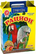«Рацион» Корм для крупных попугаев, 1,5 кг