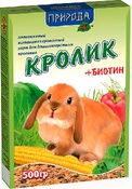 «Кролик + биотин» Корм для декоративных кроликов, 500 грамм