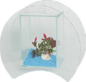 Декоративный аквариум для петушка "Круглый", 2 литра