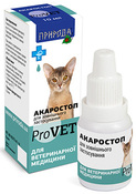 "Акарастоп" для лечения отодектоза, саркоптоза, нотоэдроза и демодекоза у котов, собак и кроликов.