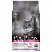  Сухой корм для кошек с чувствительной системой пищеварения, с индейкой "Pro Plan Delicate"