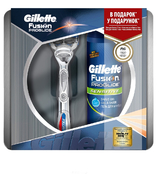 Подарочный набор Gillette Fusion Proglide Power  бритва + гель Sensitive 200 мл 