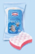 "Macao" Губка банная для тела, двухслойная,1 шт